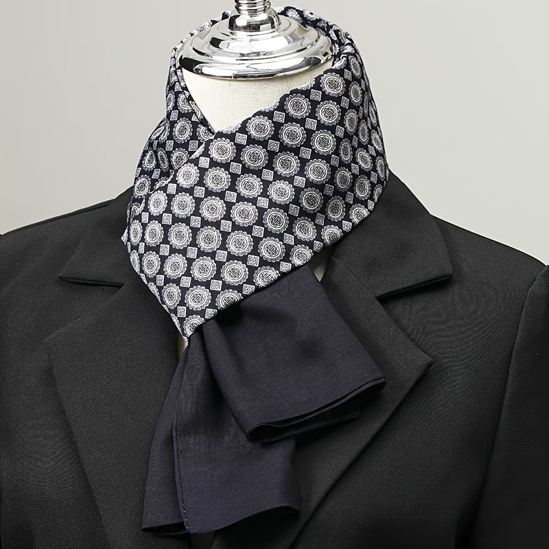 Men’s Satin-Like Elegant Scarf – Luxury Necktie Alternative for Formal & Casual Wear