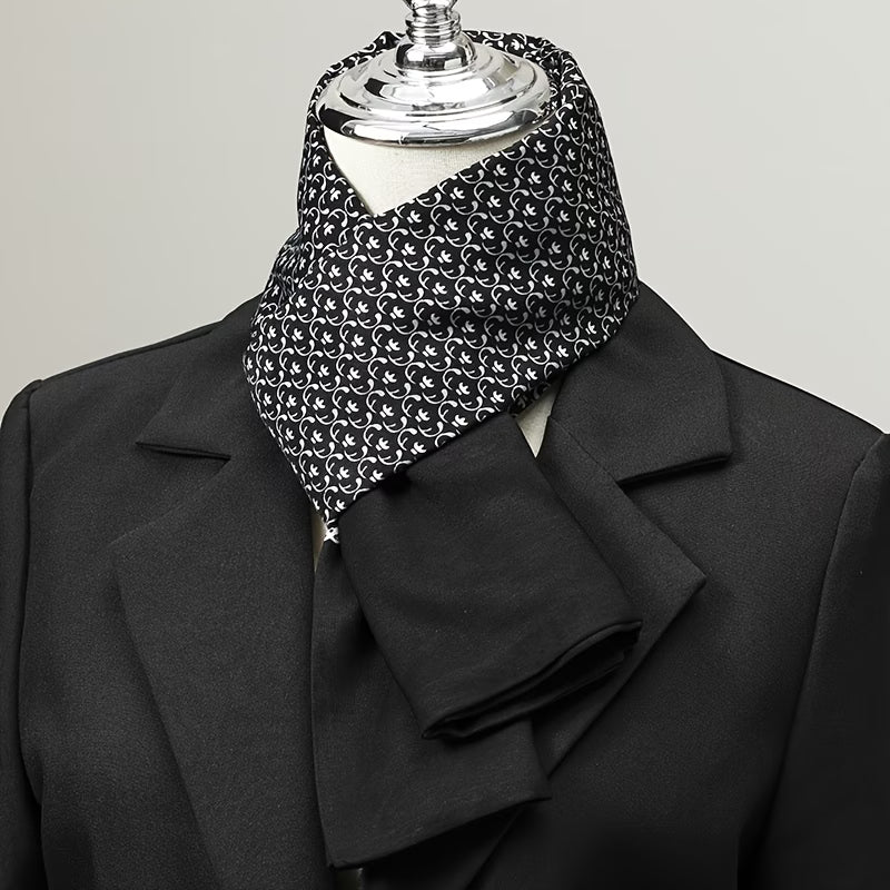 Men’s Satin-Like Elegant Scarf – Luxury Necktie Alternative for Formal & Casual Wear