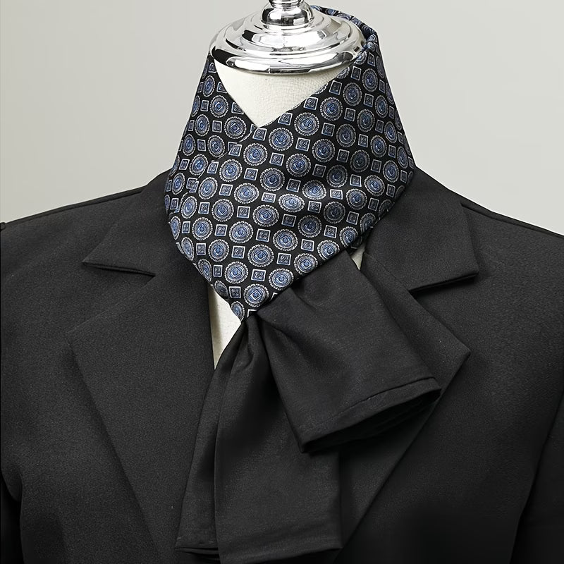 Men’s Satin-Like Elegant Scarf – Luxury Necktie Alternative for Formal & Casual Wear